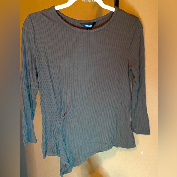 3/12 Simply Vera stretch ribbed knit top size S. 3/4 sleeve comfy shirt - Picture 1 of 8